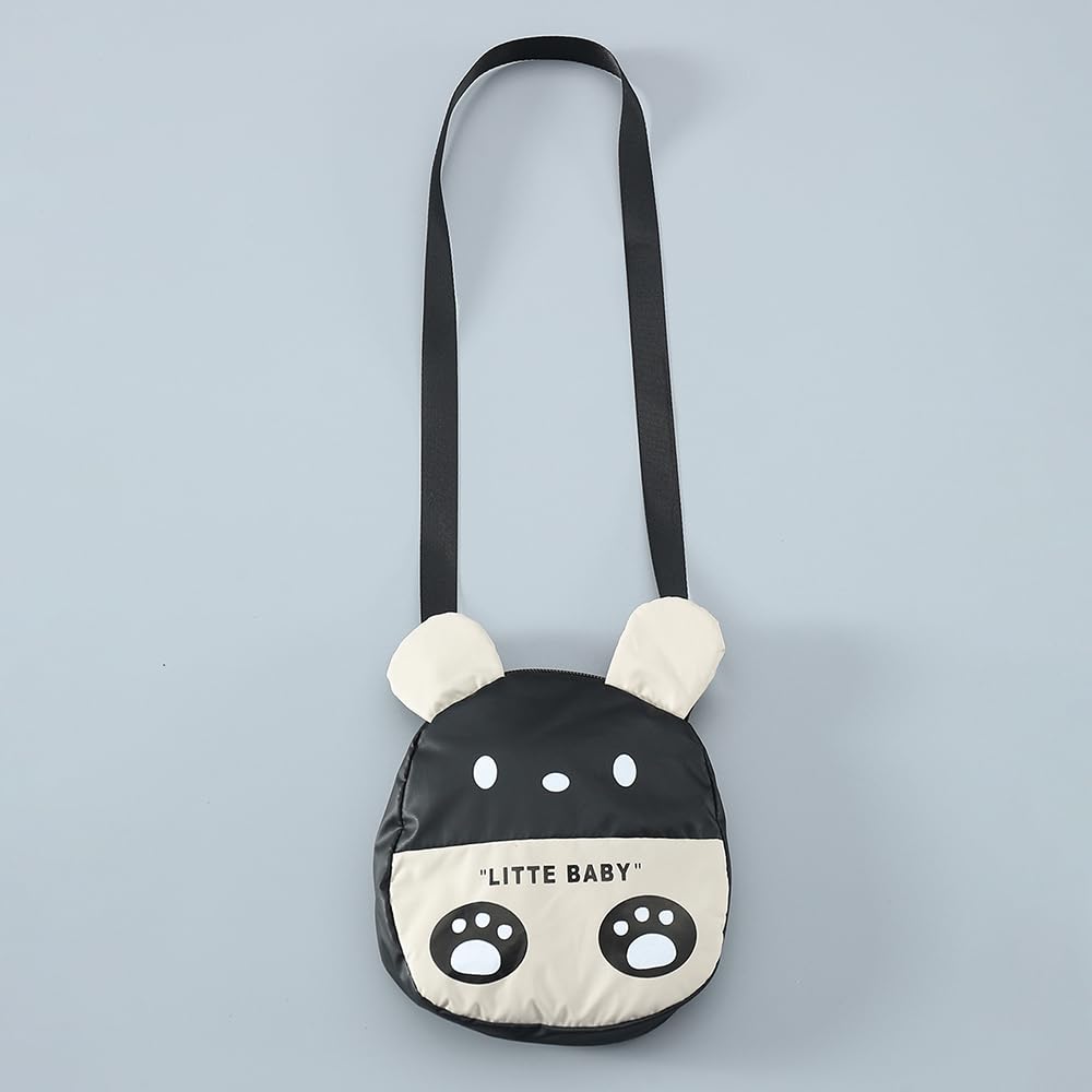 Hopscotch Boys Full Sleeves Black Bear Ear Hood Puffer Jacket For Ages (3-4 Years)