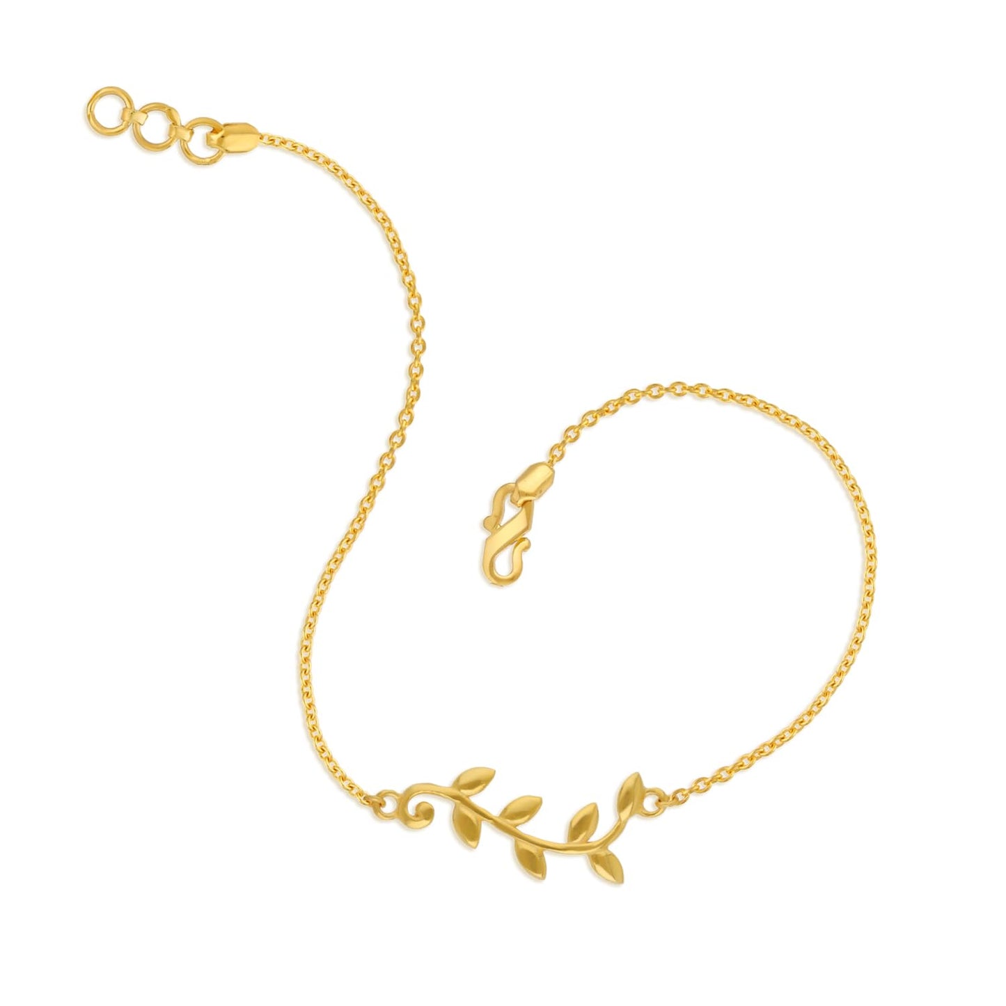 Malabar Gold & Diamonds Gold Bracelet for Women 22 k | 22kt (916) BIS Hallmark Pure Gold Bracelet for Birthday, Anniversary, Diwali & Festive Gift