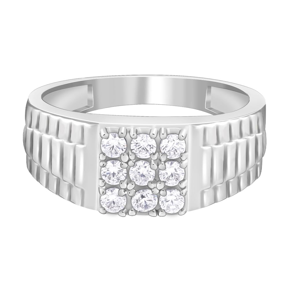 GIVA 925 Silver Fuego Ring For Him, Adjustable | Gifts for Men and Boys | With Certificate of Authenticity and 925 Stamp | 6 Months Warranty