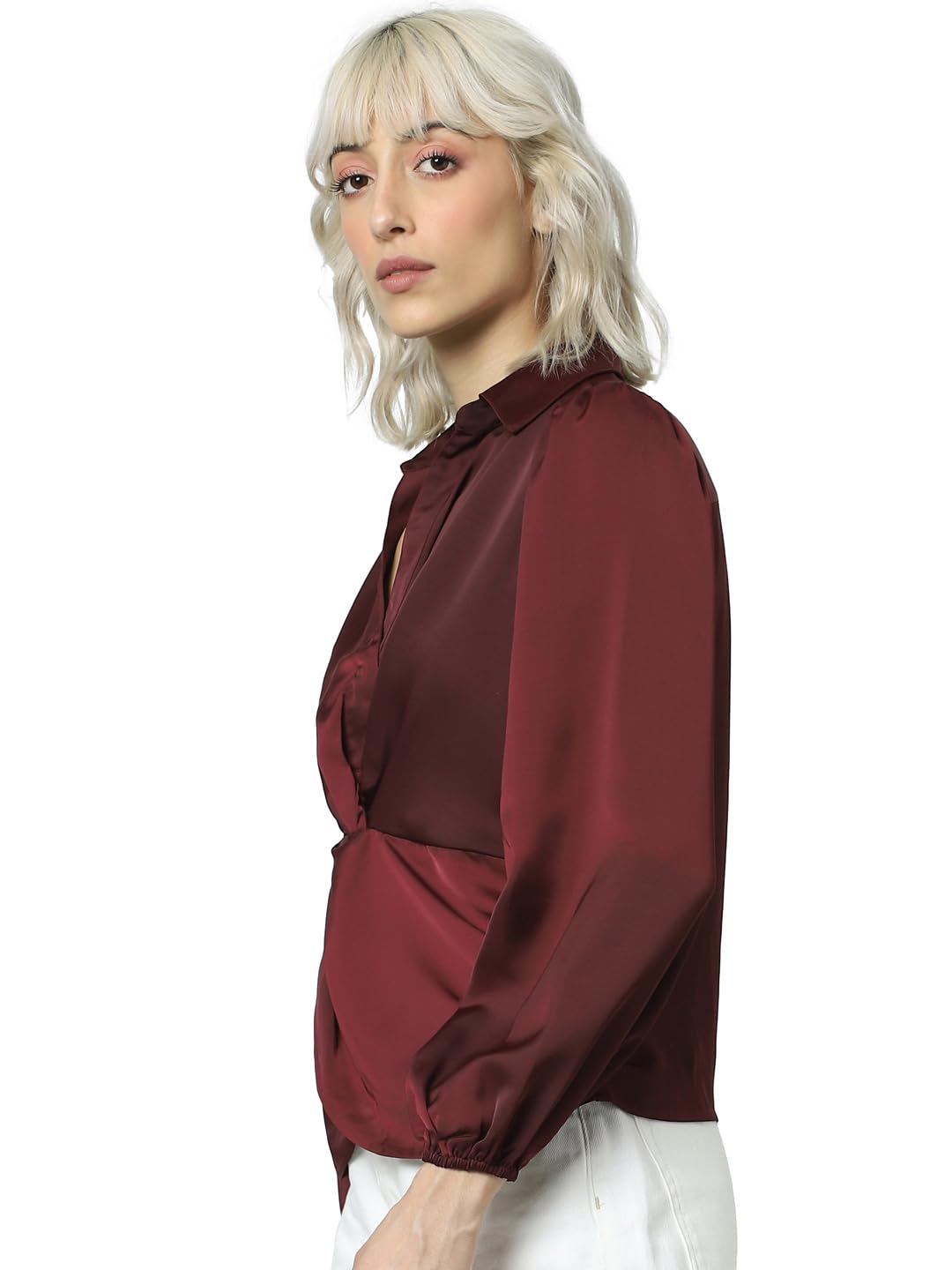 ONLY Regular Fit Shirt (15319543_Windsor Wine_40)