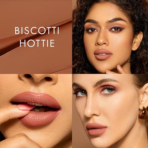 HYUE HydraMatte™ Liquid Lipstick | The Signature Set: Corallina, Biscotti Hottie, Terracotta Tease, Mauve-licious, Fine Wine | 11ml | Soft-Matte Long-Wear | with Jojoba, Almond & Gooseberry Extracts