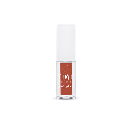 Tint Cosmetics 6ml Glitter Soft Natural Instant Hydrate Lip Oil For Dry & Chapped Lips, Light Weight, Long Lasting, Non Sticky, Moisturization & Nourishment For Girls & Women (Golden Hour)