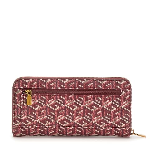 Guess Women's Red Printed Wallet| Ladies Purse Handbags | Gift For Ladies