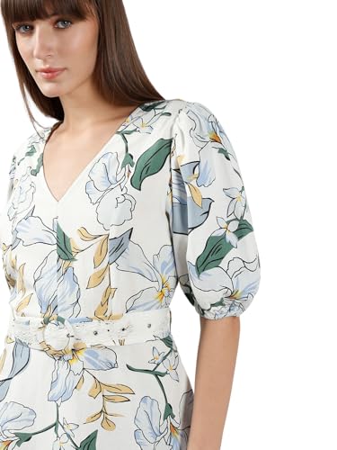 VERO MODA Women A-Line White Dress