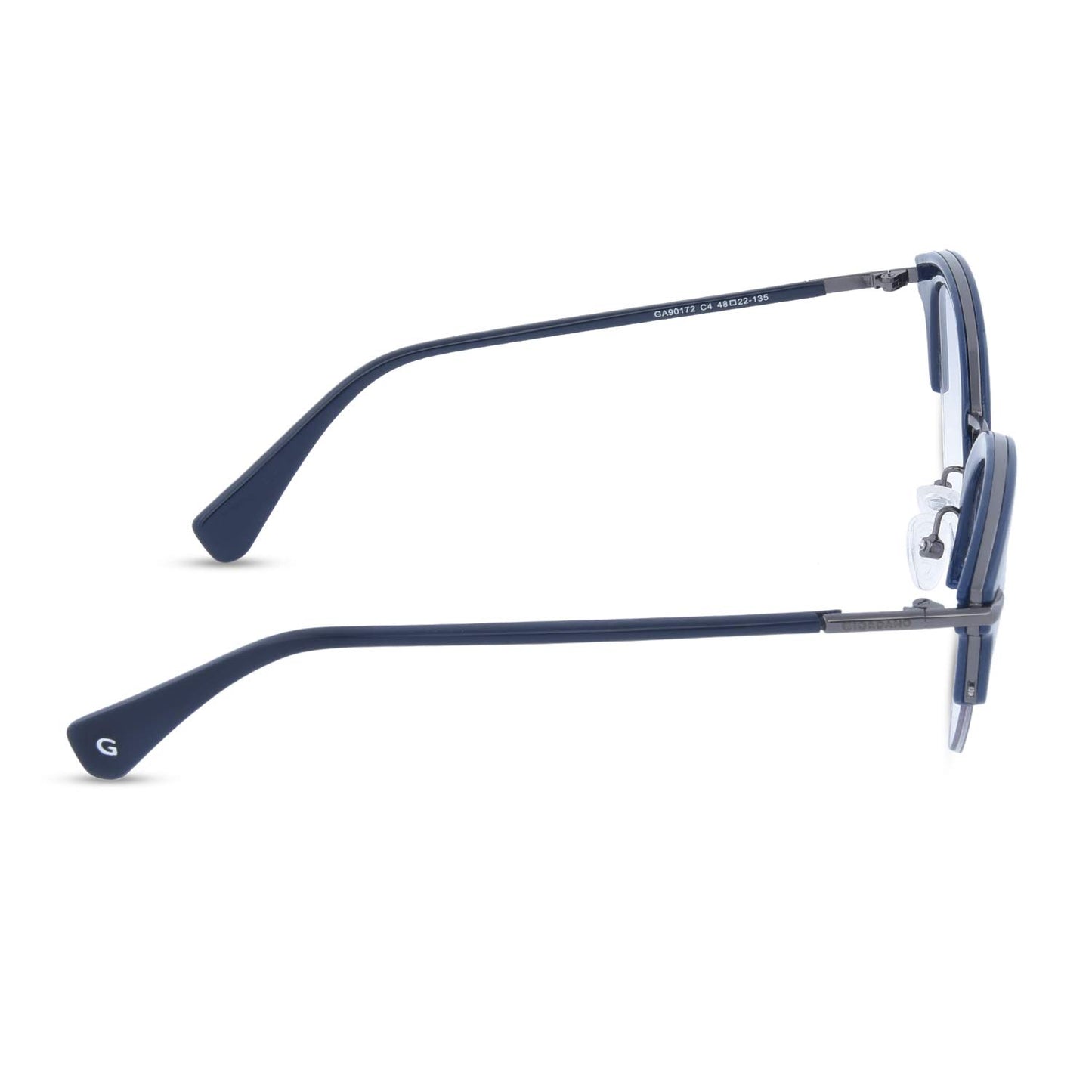 Giordano UV Protected Round women Sunglasses (48 | Sky Blue Lens)
