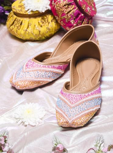 SilverArrow Women's Ember Glow Jutti Pink 5 UK