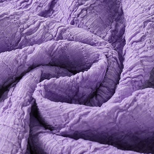 Hopscotch Girls Lavender Full Sleeves Bow Applique A-Line Dress for Age (7-8 Years)