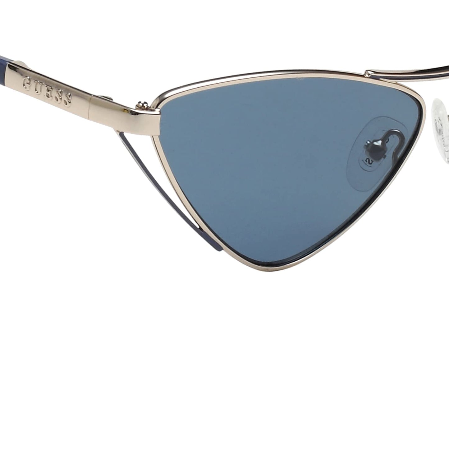 Guess Solid Cat-eye Women Sunglasses - (GU7826 32V 61 S |61| Blue Color Lens)