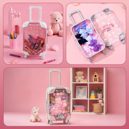Princess By RENEE Trolley Bag for Kids & Preteens | Multipurpose Storage Kit for Personal Care Products, Jewellery, Stationery | Travel-Friendly Design | 1 Unit