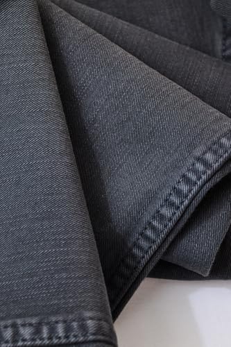 SNITCH Men Casual Jeans | Slim Fit Mid Rise Straight Leg Design | Durable Cotton Blend & Medium Stretch Fabric for Streetwear & Everyday Comfort |Charcoal Grey