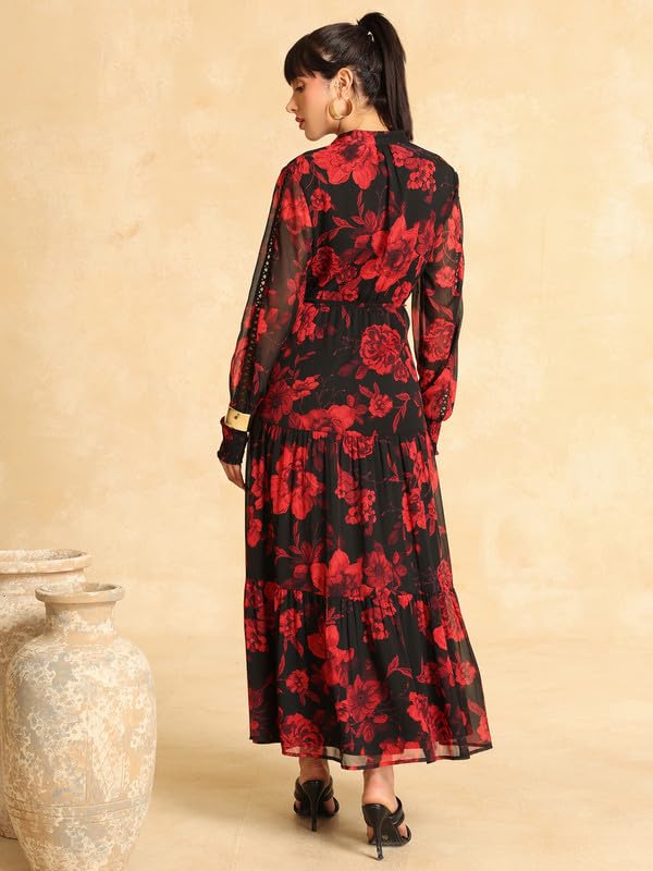 Kazo Melissa Maxi Dress Red