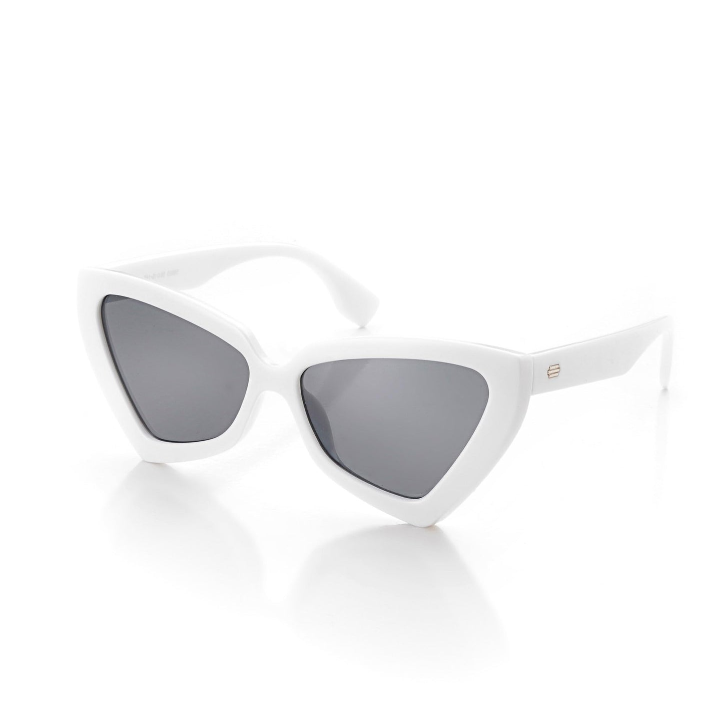 Vibe lens Retro Stylish Cat Eye Sunglasses for Women Stylish | Black Polycarbonate Frame | UV400 Protection | Trendy Cateye Goggles for Woman | Shades for Adult