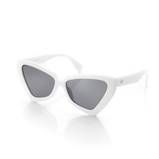 Vibe lens Retro Stylish Cat Eye Sunglasses for Women Stylish | Black Polycarbonate Frame | UV400 Protection | Trendy Cateye Goggles for Woman | Shades for Adult