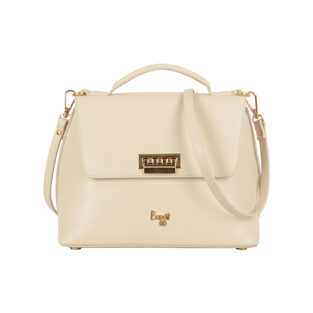 Baggit Women White Sling Bag Small Size | Ladies Stylish Casual Cross Body Purse Handbag