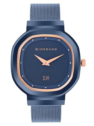 Giordano Analog Wrist Watch for Women Stylish Metal Strap with Water Resistant 3 Hand Mechanism for Girls & Ladies to Compliment Your Look/Ideal Gift for Female-GD-60014