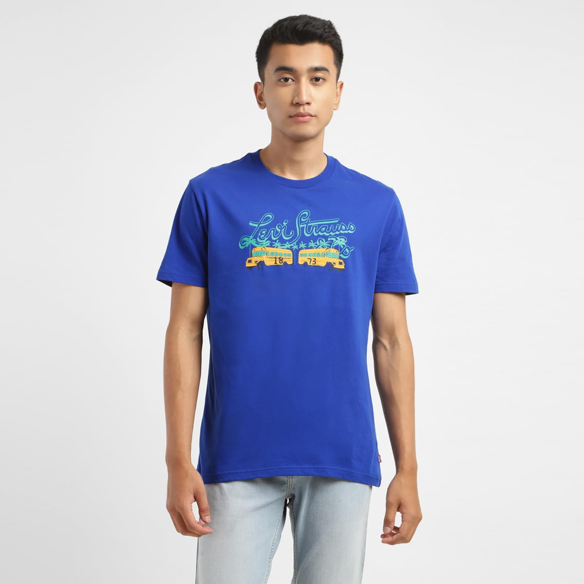 Levi's Men's Regular Fit T-Shirt (16960-1080_Blue