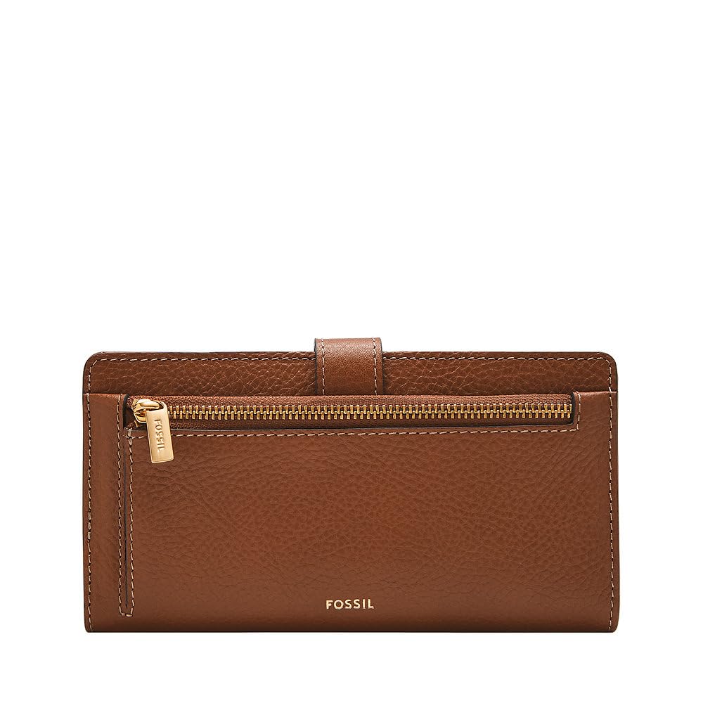 Fossil Women Leather Harwell Brown Wallet Sl10032200