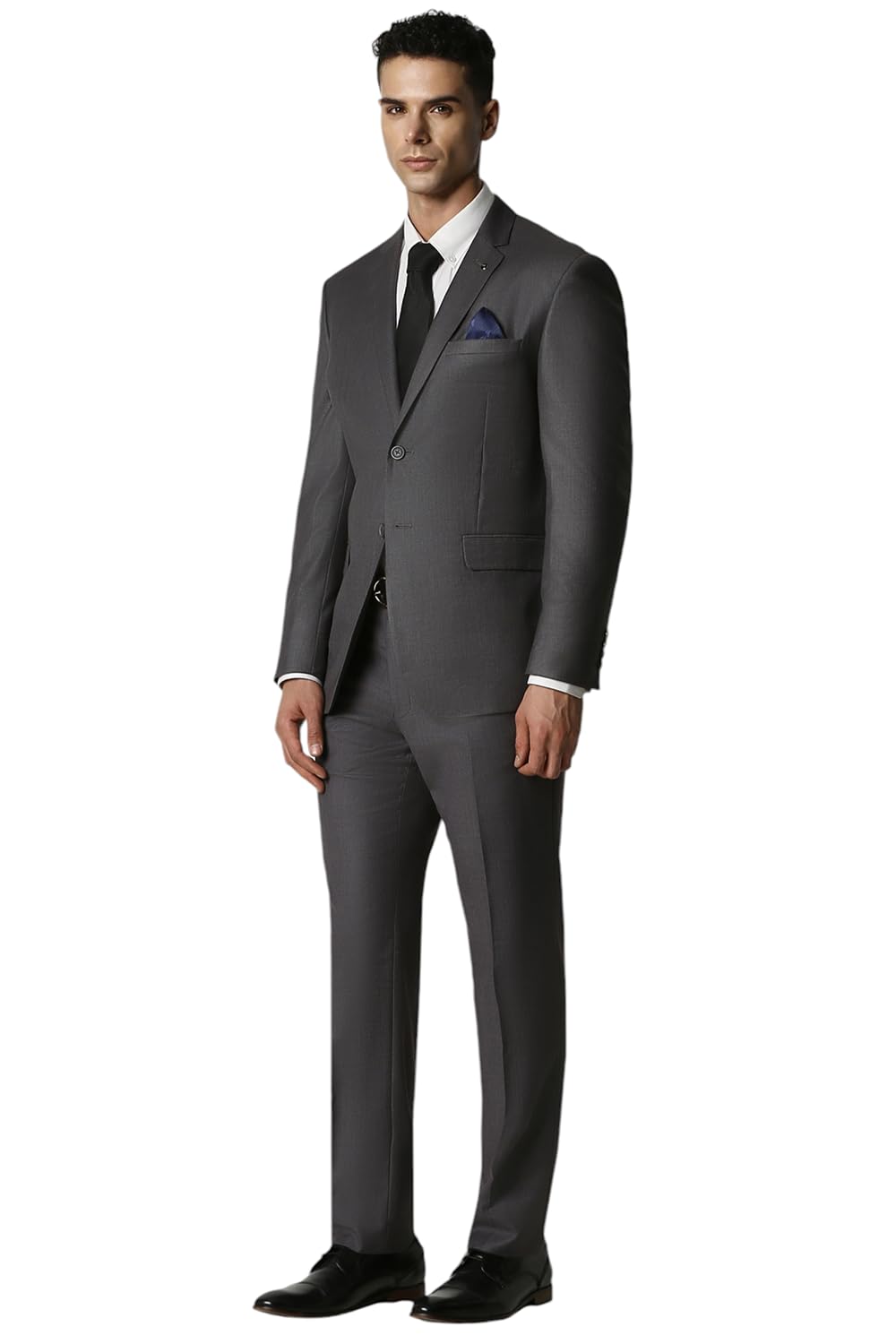 Van Heusen Men's Notch Lapel Slim Suit Jacket (VHSU1M76914_Grey_38)