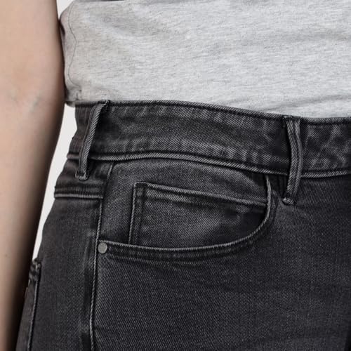 GUESS Tourmaline Mid Solid High Rise Skinny Jeans Black