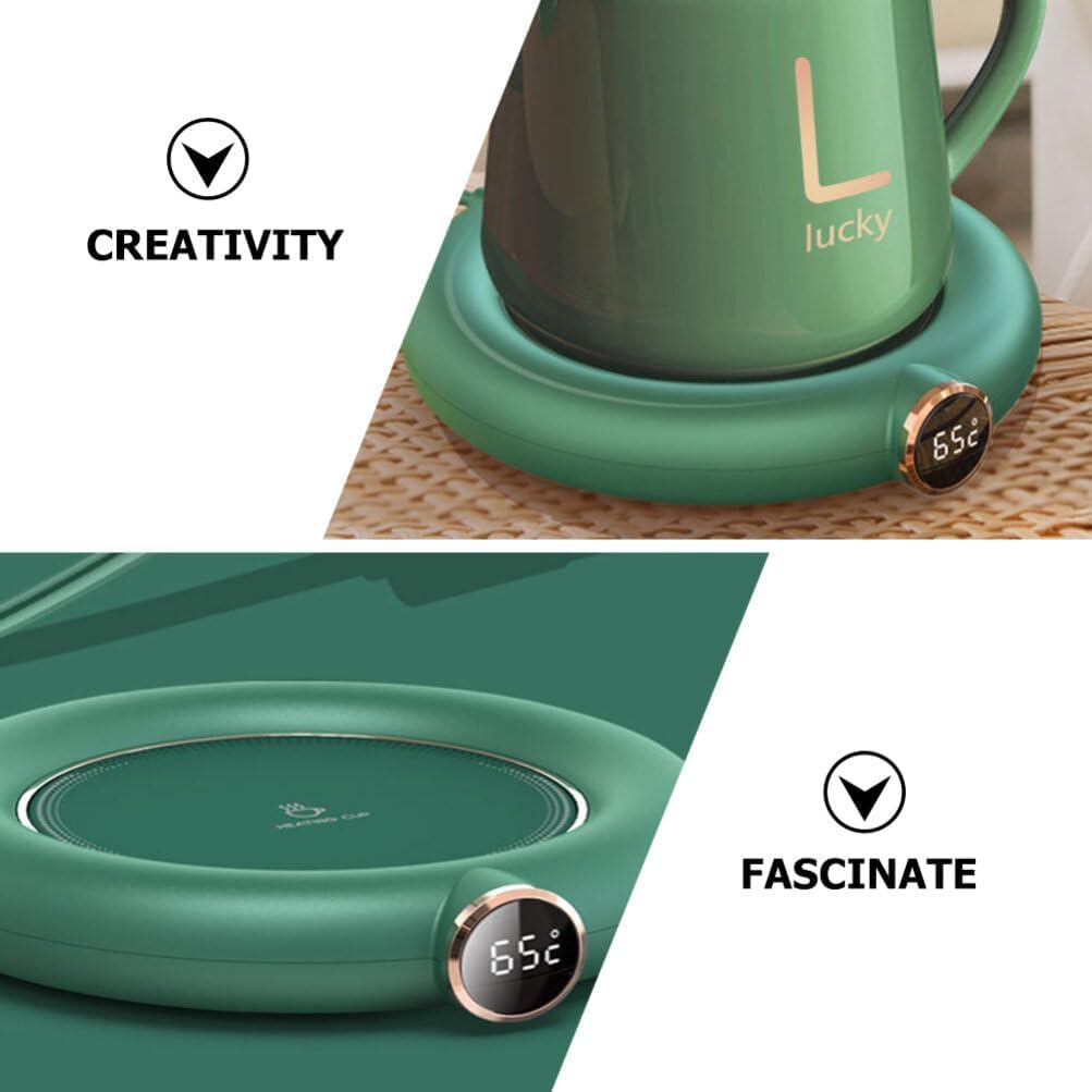 Riveira Electric Coffee Mug Warmer - Automatic Shut Off, 3 Adjustable Temperatures, Beverage Warmer for Office, Travel, Home, Desk, Tea, Coffee