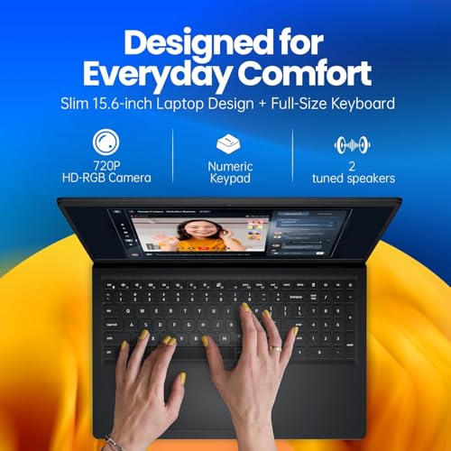 Dell 15.6" Touchscreen Business Laptop Computer, 13th Gen Intel Core i5 (Beat i7-1250U), 8GB DDR5 RAM, 256GB SSD, WI-FI 6, Long Battery Life, Windows 11