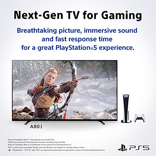 Sony Bravia 195 cm (77 inches) XR series 4K Ultra HD Smart OLED Google TV XR-77A80J (Black)