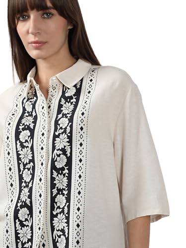 Vero Moda Women's Regular Fit White Shirt