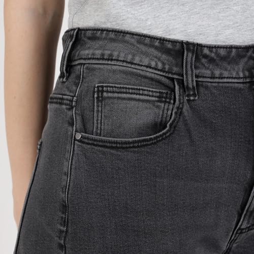 GUESS Tourmaline Mid Solid High Rise Jeans Black