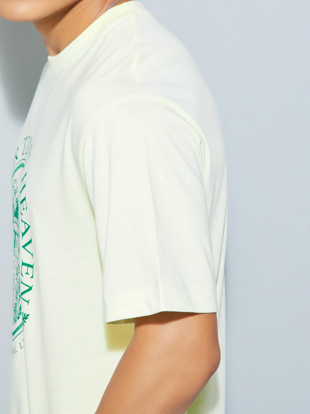 Max Men's Regular Fit T-Shirt (CABC25S603PT_Yellow