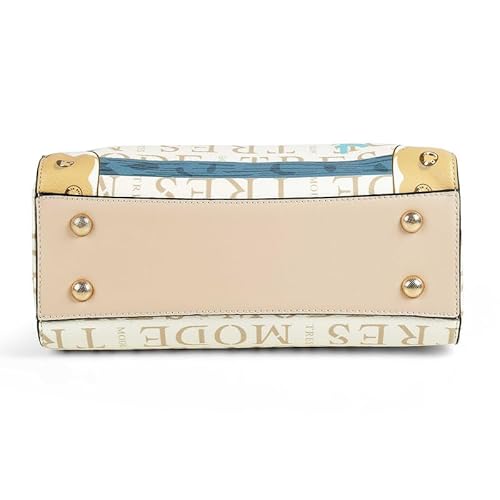 tresmode CALVI Beige Women Vegan Leather Sling Bag