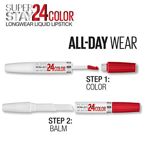 Maybelline New York Super Stay 2-Step Lipstick, Forever Chestnut