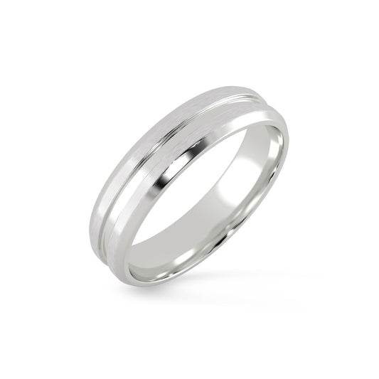 Malabar Gold & Diamonds Unisex Mine Collection 950 Platinum Ring