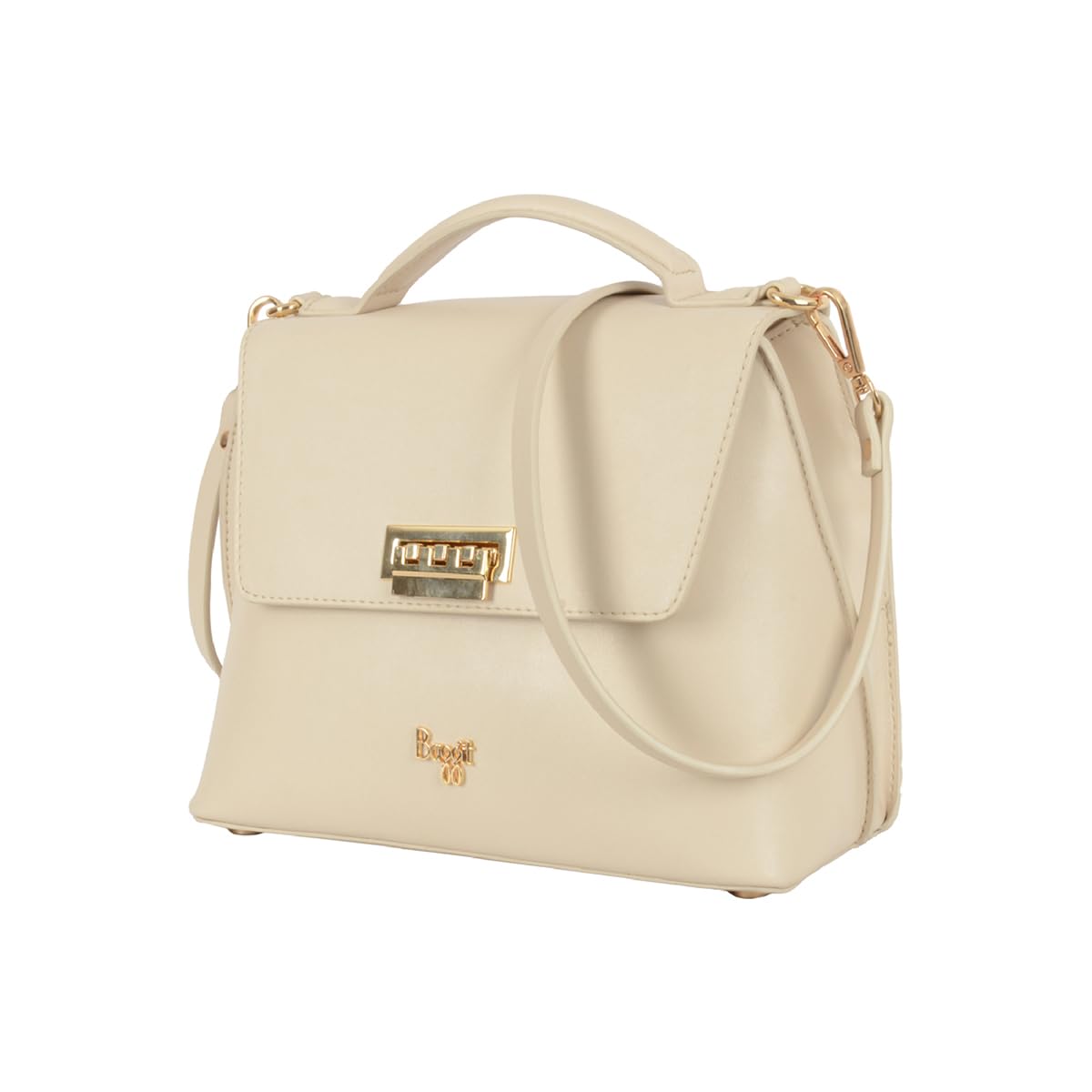 Baggit Women White Sling Bag Small Size | Ladies Stylish Casual Cross Body Purse Handbag