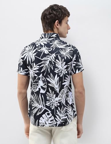 U.S. Polo Assn. Denim Co. Men's Regular Fit Tropical Printed Shirt