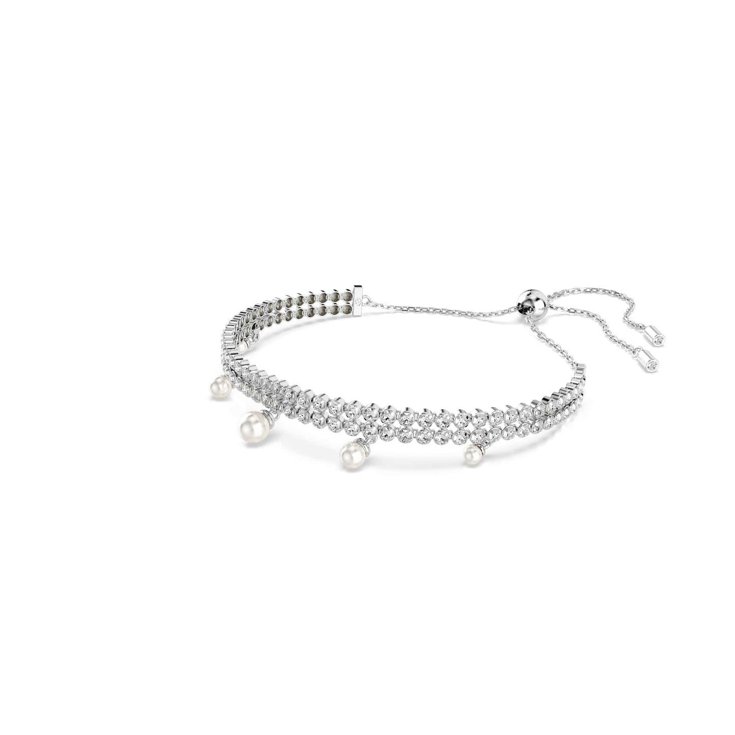 Swarovski Ariana Grande Collection, Medium, Crystals, Rhodium plated, Cubic Zirconia, Crystal