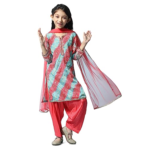 BIBA GIRL PRINTED CRINKLED KID(KW5392_SEA GREEN_7)