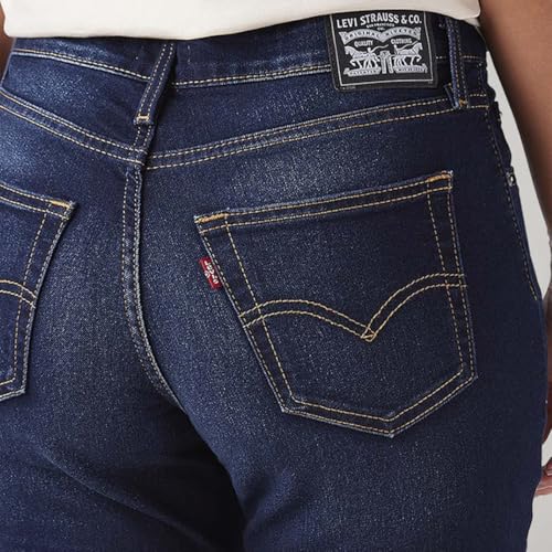 Levi's Women's 726 Dark Indigo Flared Fit High-Rise Jeans