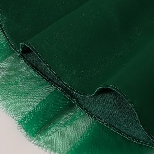 Hopscotch Girls Green Short Sleeves Sequin Bodice Peplum Party Dress for Age (18-24 Months)