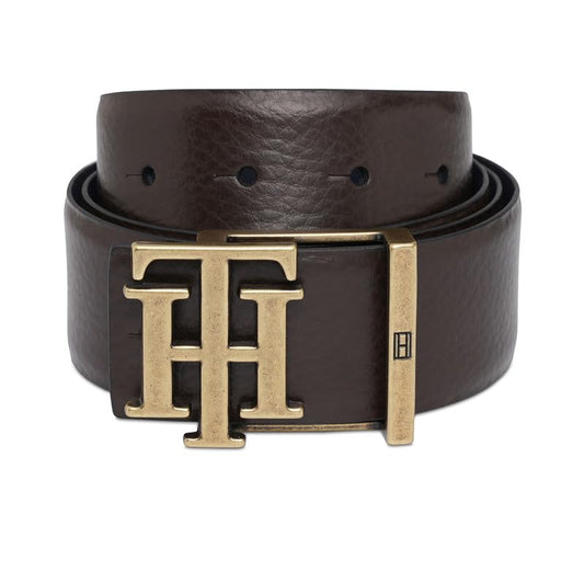 TOMMY HILFIGER Belt of Men, Solito, Brown+Navy
