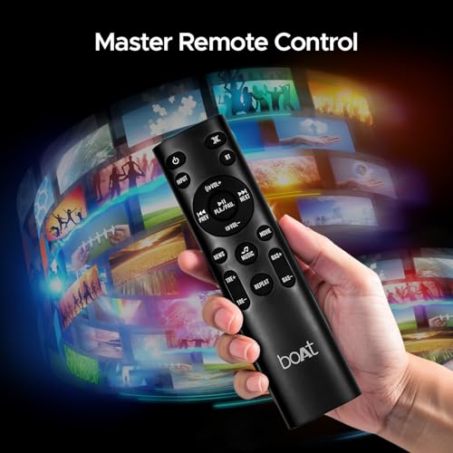 boAt Aavante Bar A1040 Bluetooth 2.1 Channel Soundbar with 50 W Signature Sound, Bluetooth v5.3, Multi-Compatibility & Master Remote Control (Premium Black)
