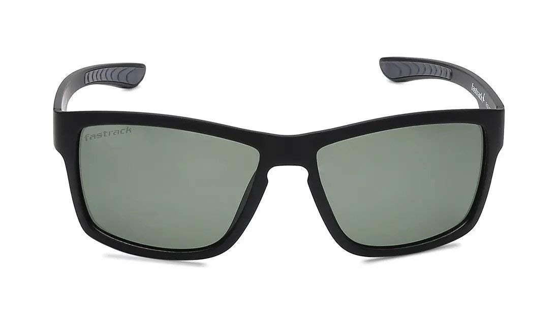 Fastrack Green Square Polarised Sunglasses for Men