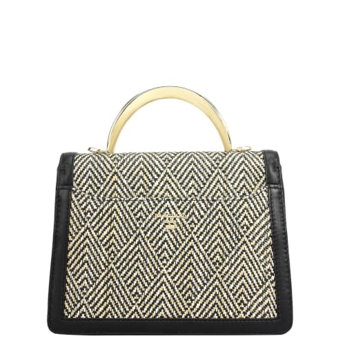 Da Milano Leather Tote Bag for Women - Black (LB-02373)