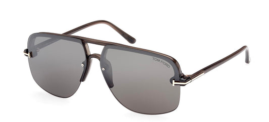 Tom Ford HUGO-02 FT 1003 Grey/Smoke Shaded 63/11/145 men Sunglasses, Grey/Smoke Shaded, 63/11/145