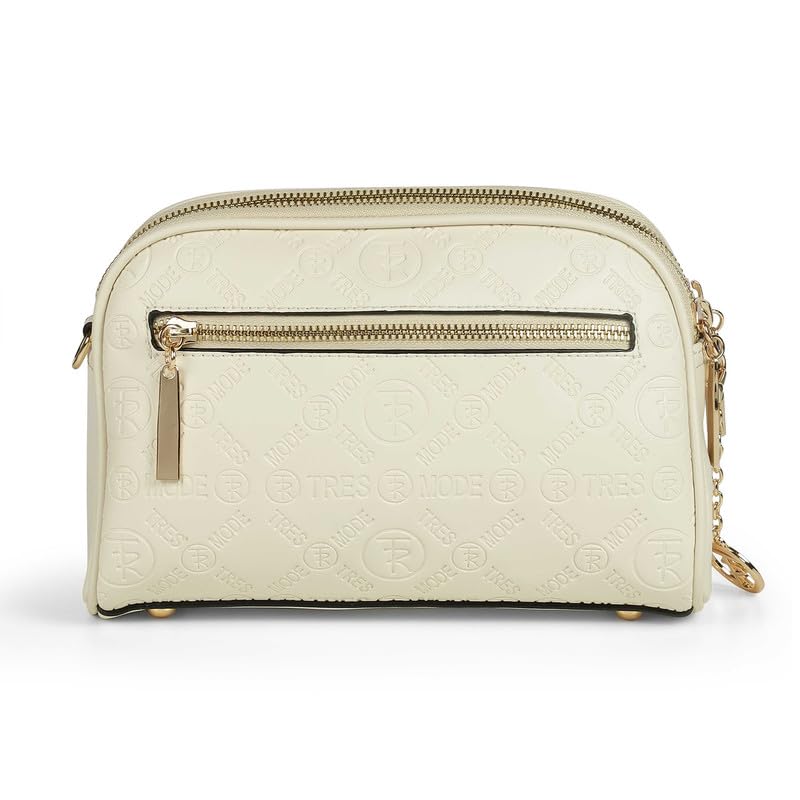 tresmode BERGEN Brown Vegan Leather Sling Bag