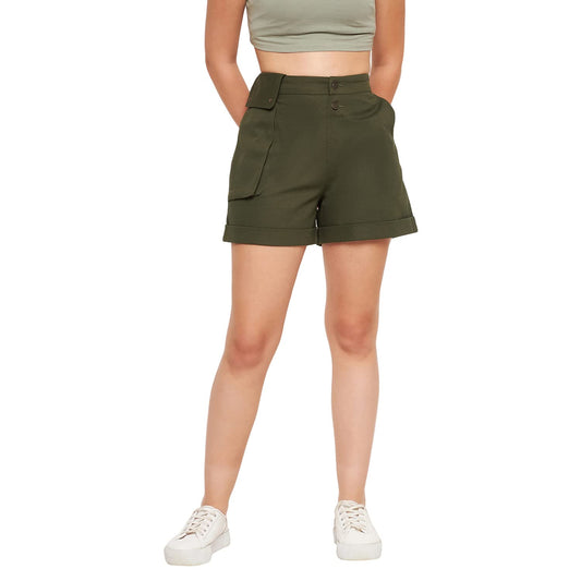 WineRed Women Olive with One Side Pocket