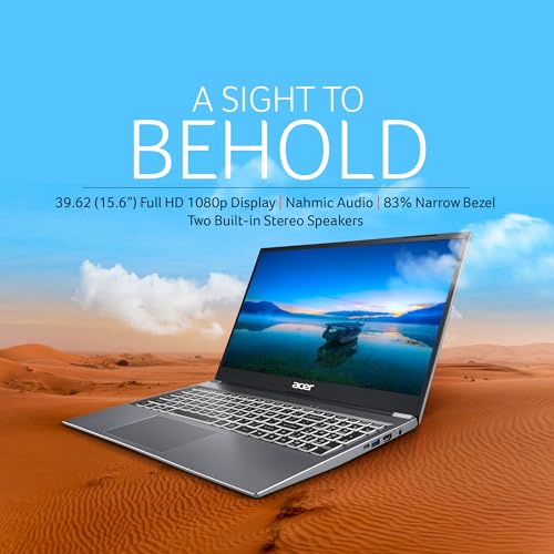 Acer Aspire Lite, AMD Ryzen 3-5400U, 8GB RAM/256GB SSD, Full HD IPS, 15.6"/39.62 cm, Windows 11 Home, Steel Gray, 1.59 KG, AL15-41, Metal Body, Premium Thin and Light Laptop