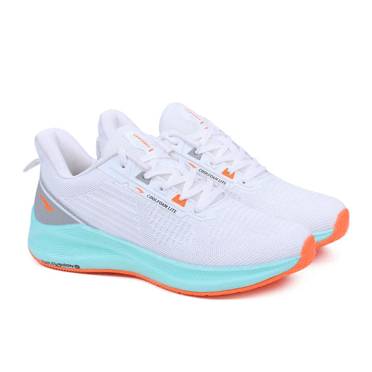 ASIAN INNOVA-04 White Max Cushion Technology Men's Casual Sneaker Shoes,UK 9