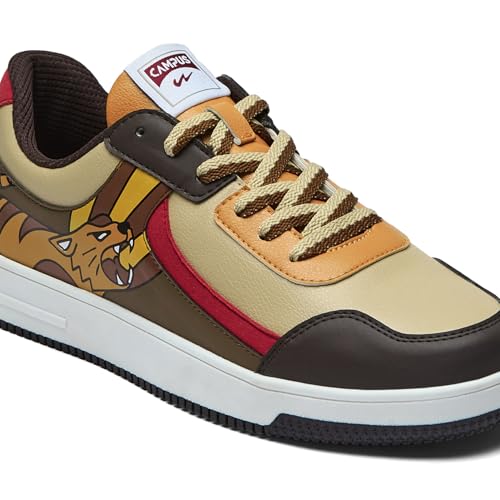 Campus Women's Glide BRWN/Beige Sneakers - 5UK/India 1 Pair