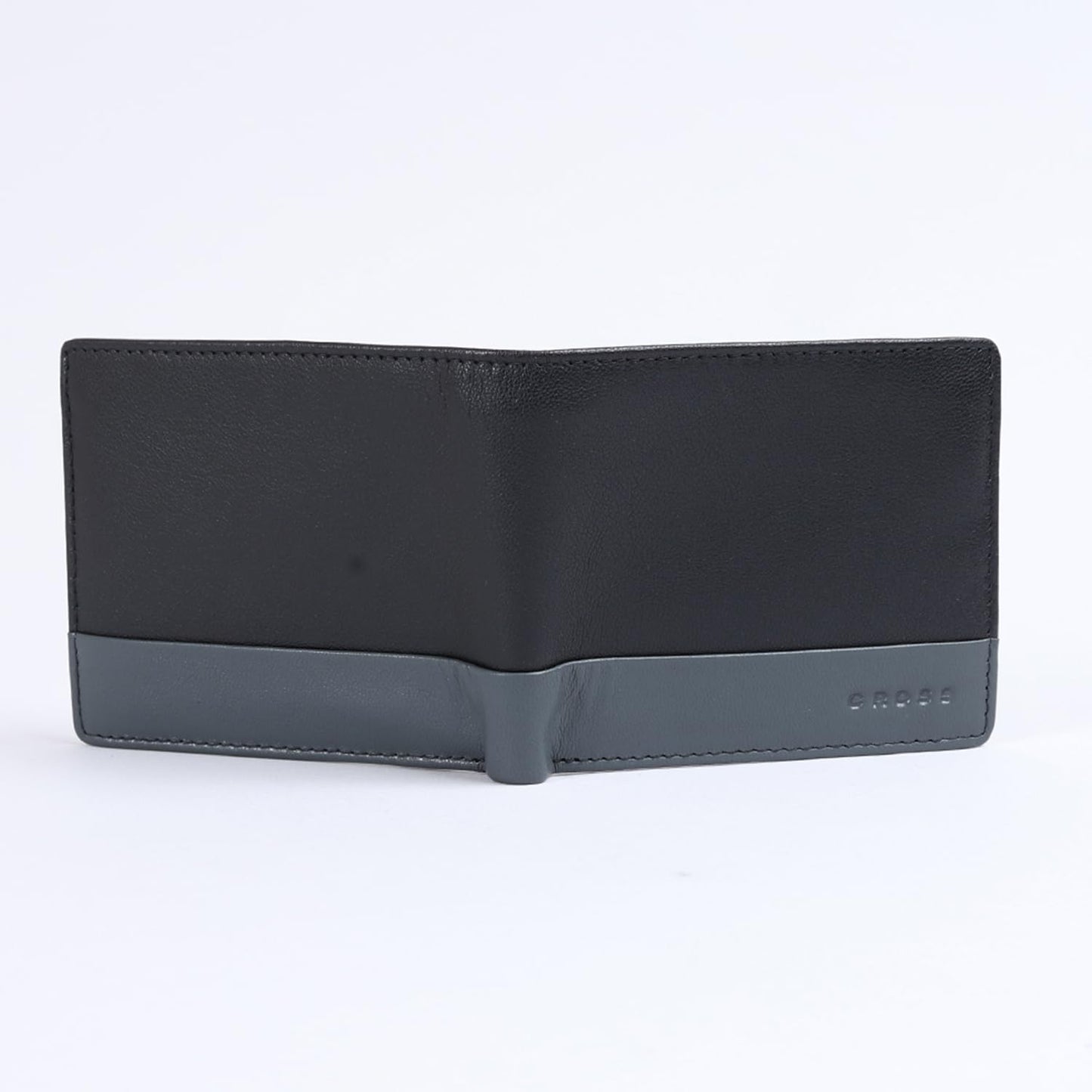 Cross Black Stone Zorzy-Bi-Fold Leather Coin Wallet for Men | 4 Card Slots |2 Slip in Pocket & 2 Full Length Currency Compartments