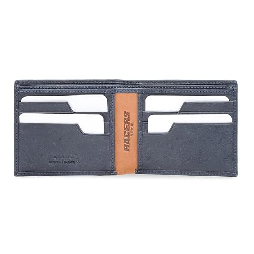 Superdry Men's Leather Slimfold Wallet Chelmsford - Navy